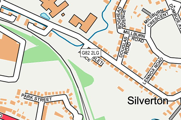 G82 2LG map - OS OpenMap – Local (Ordnance Survey)