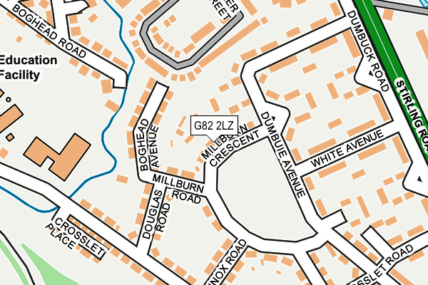 G82 2LZ map - OS OpenMap – Local (Ordnance Survey) G82 2LZ map - OS OpenMap – Local (Ordnance Survey)