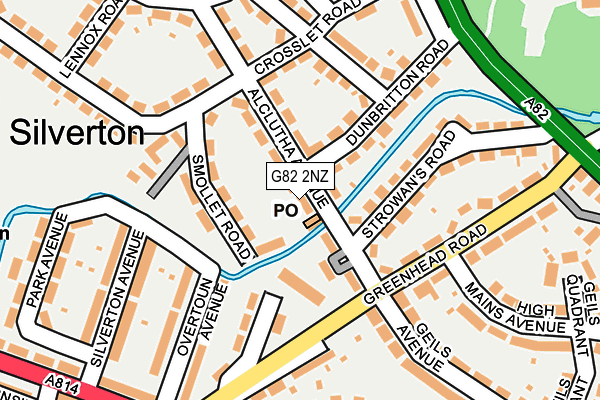 G82 2NZ map - OS OpenMap – Local (Ordnance Survey)