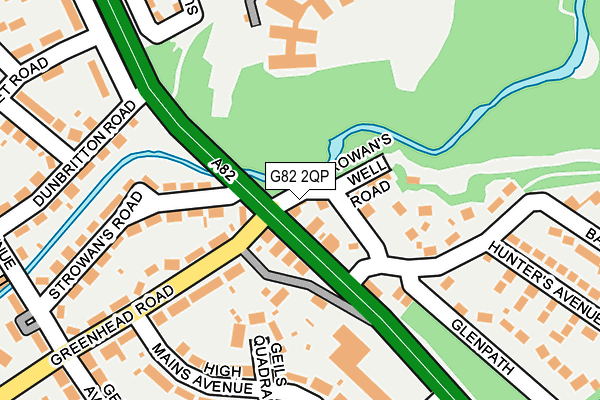 G82 2QP map - OS OpenMap – Local (Ordnance Survey) G82 2QP map - OS OpenMap – Local (Ordnance Survey)