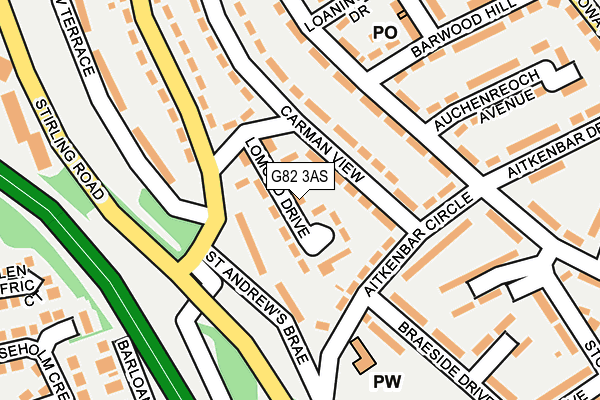 G82 3AS map - OS OpenMap – Local (Ordnance Survey) G82 3AS map - OS OpenMap – Local (Ordnance Survey)