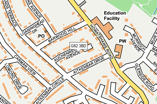 G82 3BD map - OS OpenMap – Local (Ordnance Survey) G82 3BD map - OS OpenMap – Local (Ordnance Survey)