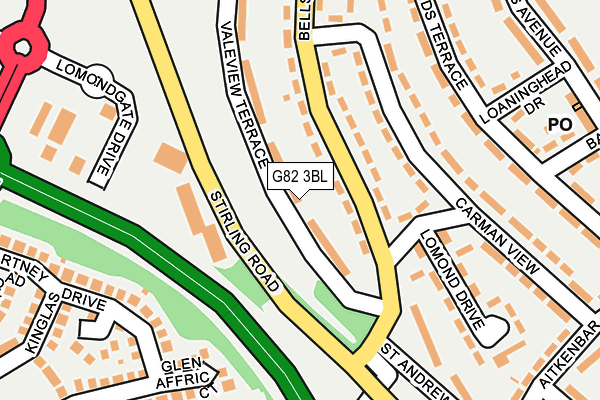 G82 3BL map - OS OpenMap – Local (Ordnance Survey) G82 3BL map - OS OpenMap – Local (Ordnance Survey)