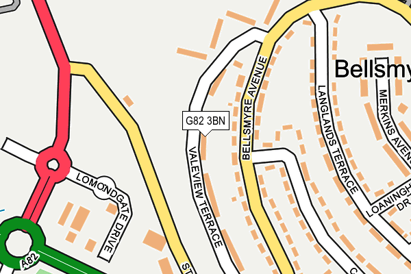 G82 3BN map - OS OpenMap – Local (Ordnance Survey) G82 3BN map - OS OpenMap – Local (Ordnance Survey)