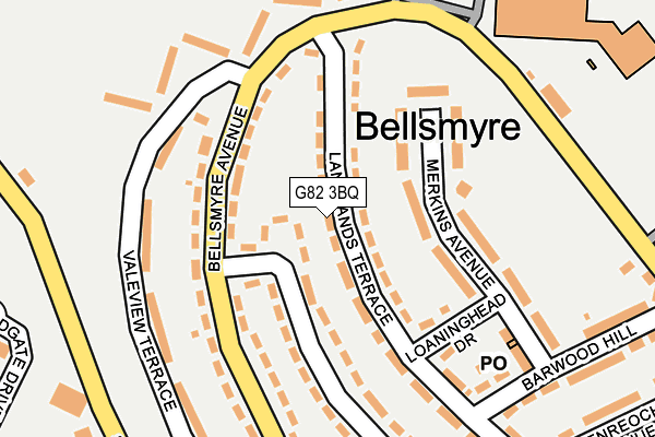 G82 3BQ map - OS OpenMap – Local (Ordnance Survey) G82 3BQ map - OS OpenMap – Local (Ordnance Survey)