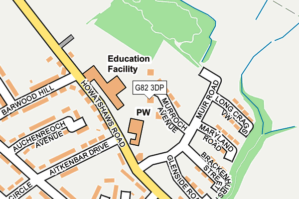 G82 3DP map - OS OpenMap – Local (Ordnance Survey) G82 3DP map - OS OpenMap – Local (Ordnance Survey)