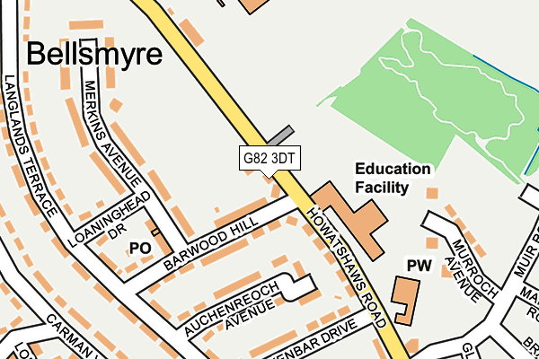 G82 3DT map - OS OpenMap – Local (Ordnance Survey) G82 3DT map - OS OpenMap – Local (Ordnance Survey)