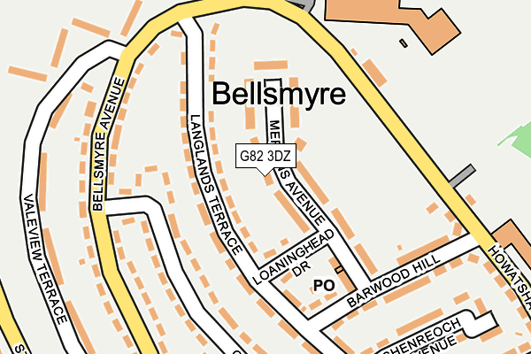 G82 3DZ map - OS OpenMap – Local (Ordnance Survey) G82 3DZ map - OS OpenMap – Local (Ordnance Survey)