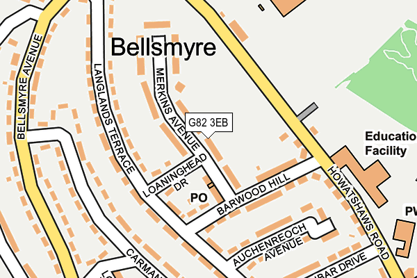 G82 3EB map - OS OpenMap – Local (Ordnance Survey) G82 3EB map - OS OpenMap – Local (Ordnance Survey)
