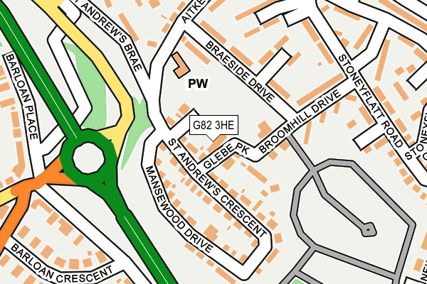 G82 3HE map - OS OpenMap – Local (Ordnance Survey) G82 3HE map - OS OpenMap – Local (Ordnance Survey)