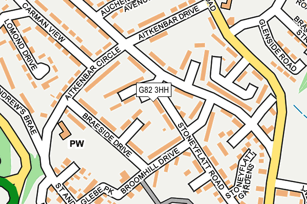 G82 3HH map - OS OpenMap – Local (Ordnance Survey) G82 3HH map - OS OpenMap – Local (Ordnance Survey)