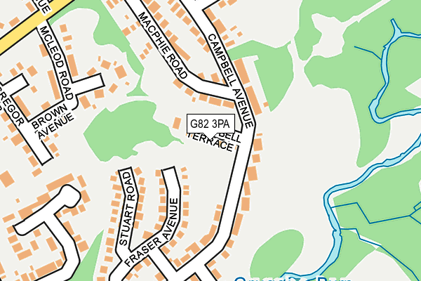 G82 3PA map - OS OpenMap – Local (Ordnance Survey) G82 3PA map - OS OpenMap – Local (Ordnance Survey)