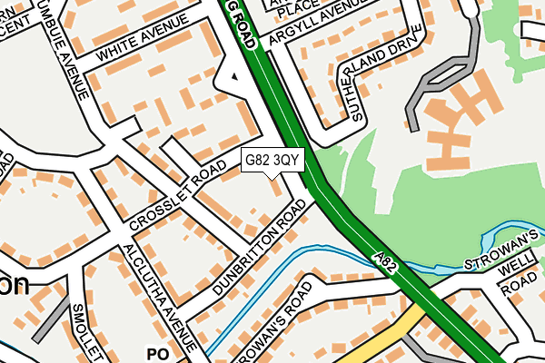 G82 3QY map - OS OpenMap – Local (Ordnance Survey)