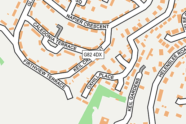 G82 4DX map - OS OpenMap – Local (Ordnance Survey) G82 4DX map - OS OpenMap – Local (Ordnance Survey)