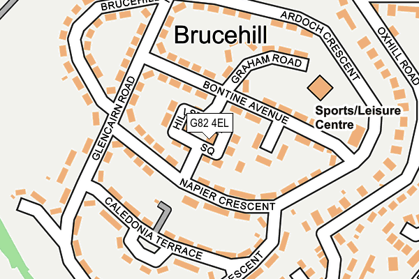 G82 4EL map - OS OpenMap – Local (Ordnance Survey)