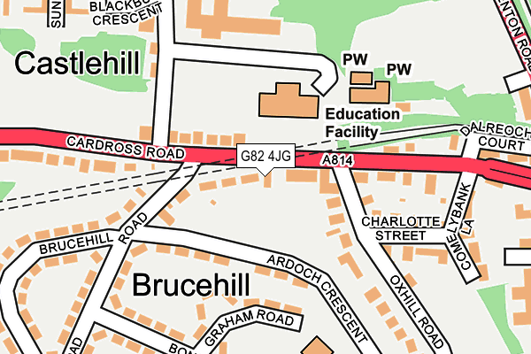 G82 4JG map - OS OpenMap – Local (Ordnance Survey) G82 4JG map - OS OpenMap – Local (Ordnance Survey)