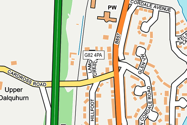 G82 4PA map - OS OpenMap – Local (Ordnance Survey) G82 4PA map - OS OpenMap – Local (Ordnance Survey)