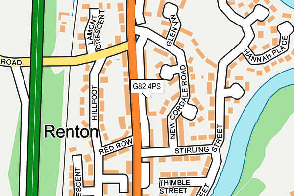 G82 4PS map - OS OpenMap – Local (Ordnance Survey) G82 4PS map - OS OpenMap – Local (Ordnance Survey)