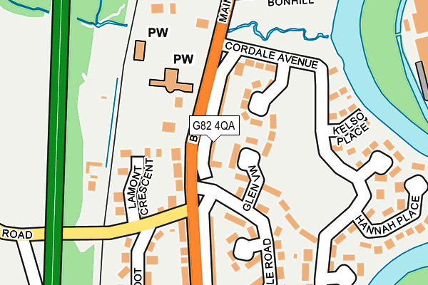 G82 4QA map - OS OpenMap – Local (Ordnance Survey) G82 4QA map - OS OpenMap – Local (Ordnance Survey)