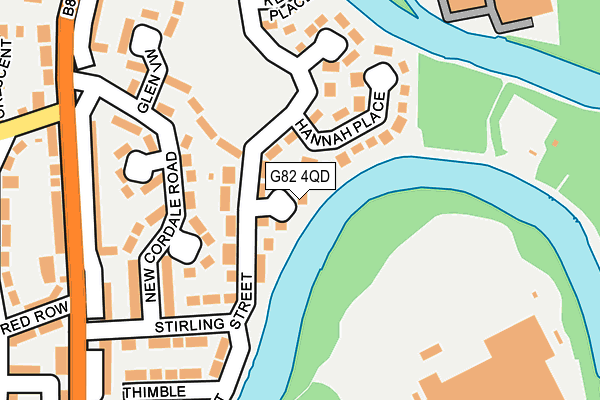 G82 4QD map - OS OpenMap – Local (Ordnance Survey) G82 4QD map - OS OpenMap – Local (Ordnance Survey)