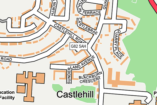 G82 5AH map - OS OpenMap – Local (Ordnance Survey) G82 5AH map - OS OpenMap – Local (Ordnance Survey)