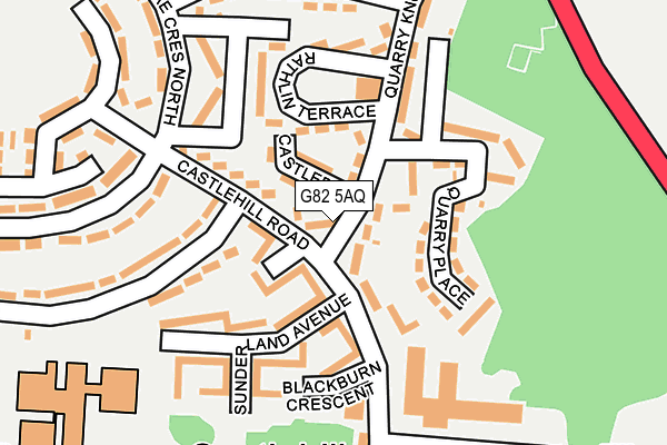 G82 5AQ map - OS OpenMap – Local (Ordnance Survey) G82 5AQ map - OS OpenMap – Local (Ordnance Survey)
