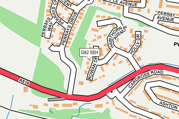 G82 5EH map - OS OpenMap – Local (Ordnance Survey) G82 5EH map - OS OpenMap – Local (Ordnance Survey)