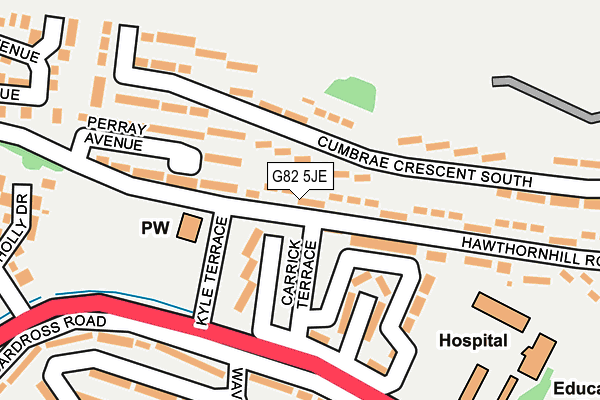 G82 5JE map - OS OpenMap – Local (Ordnance Survey) G82 5JE map - OS OpenMap – Local (Ordnance Survey)