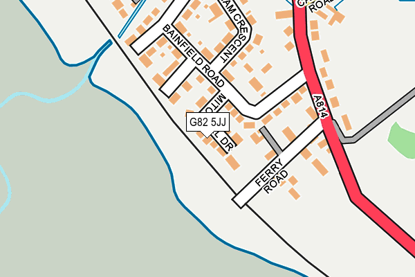 G82 5JJ map - OS OpenMap – Local (Ordnance Survey) G82 5JJ map - OS OpenMap – Local (Ordnance Survey)
