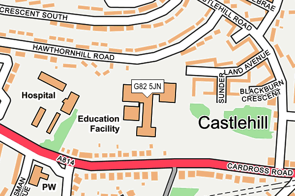 G82 5JN map - OS OpenMap – Local (Ordnance Survey) G82 5JN map - OS OpenMap – Local (Ordnance Survey)