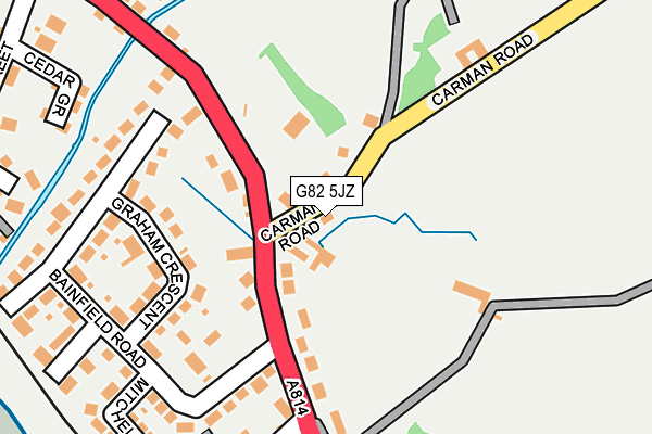 G82 5JZ map - OS OpenMap – Local (Ordnance Survey) G82 5JZ map - OS OpenMap – Local (Ordnance Survey)