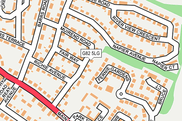 G82 5LG map - OS OpenMap – Local (Ordnance Survey) G82 5LG map - OS OpenMap – Local (Ordnance Survey)