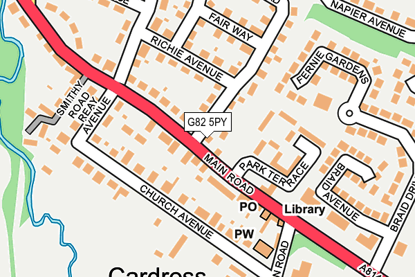 G82 5PY map - OS OpenMap – Local (Ordnance Survey) G82 5PY map - OS OpenMap – Local (Ordnance Survey)