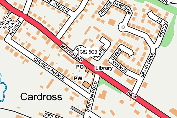 G82 5QB map - OS OpenMap – Local (Ordnance Survey) G82 5QB map - OS OpenMap – Local (Ordnance Survey)