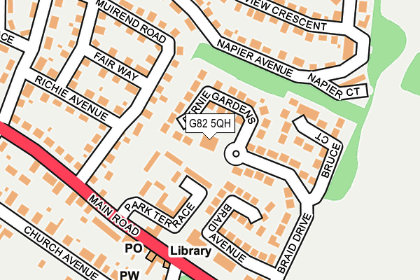 G82 5QH map - OS OpenMap – Local (Ordnance Survey) G82 5QH map - OS OpenMap – Local (Ordnance Survey)