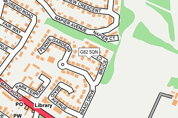 G82 5QN map - OS OpenMap – Local (Ordnance Survey) G82 5QN map - OS OpenMap – Local (Ordnance Survey)