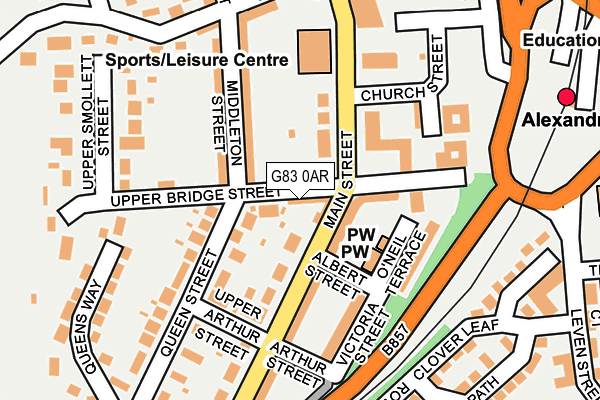 G83 0AR map - OS OpenMap – Local (Ordnance Survey) G83 0AR map - OS OpenMap – Local (Ordnance Survey)