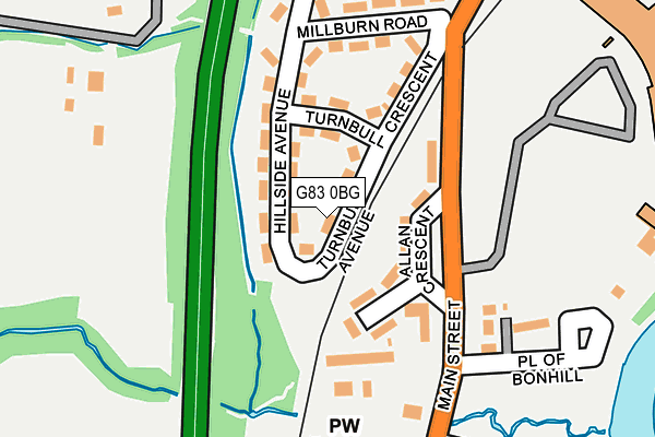 G83 0BG map - OS OpenMap – Local (Ordnance Survey) G83 0BG map - OS OpenMap – Local (Ordnance Survey)