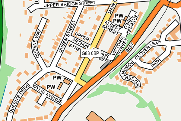 G83 0BP map - OS OpenMap – Local (Ordnance Survey) G83 0BP map - OS OpenMap – Local (Ordnance Survey)