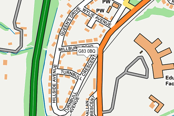 G83 0BQ map - OS OpenMap – Local (Ordnance Survey) G83 0BQ map - OS OpenMap – Local (Ordnance Survey)