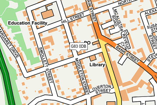G83 0DB map - OS OpenMap – Local (Ordnance Survey) G83 0DB map - OS OpenMap – Local (Ordnance Survey)