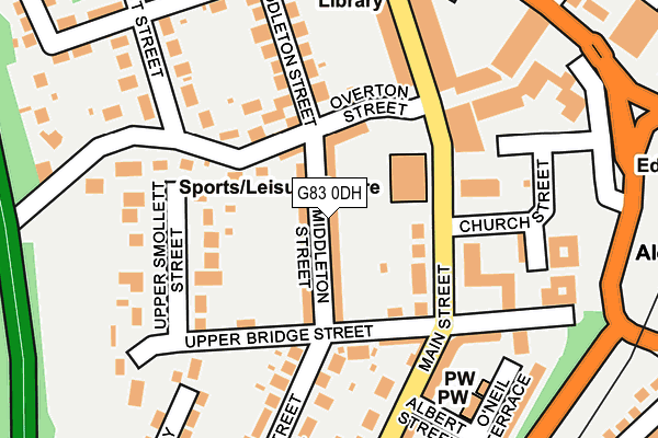 G83 0DH map - OS OpenMap – Local (Ordnance Survey)