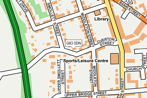 G83 0DN map - OS OpenMap – Local (Ordnance Survey) G83 0DN map - OS OpenMap – Local (Ordnance Survey)