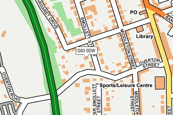 G83 0DW map - OS OpenMap – Local (Ordnance Survey) G83 0DW map - OS OpenMap – Local (Ordnance Survey)