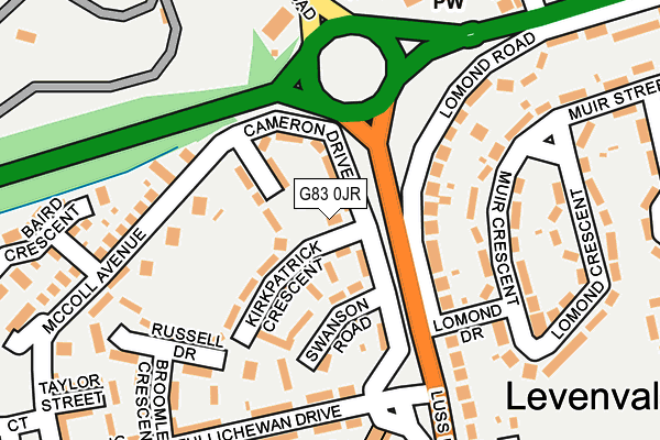 G83 0JR map - OS OpenMap – Local (Ordnance Survey) G83 0JR map - OS OpenMap – Local (Ordnance Survey)