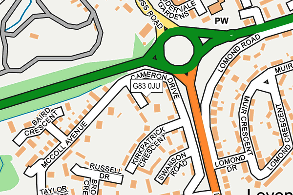 G83 0JU map - OS OpenMap – Local (Ordnance Survey) G83 0JU map - OS OpenMap – Local (Ordnance Survey)