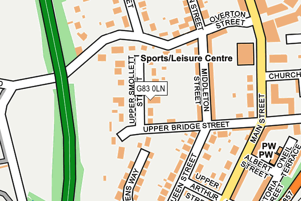 G83 0LN map - OS OpenMap – Local (Ordnance Survey) G83 0LN map - OS OpenMap – Local (Ordnance Survey)