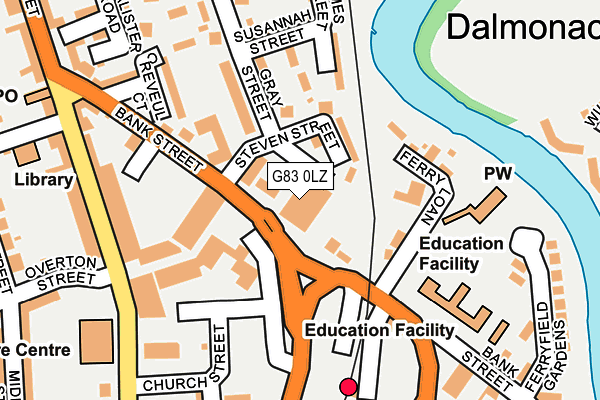 G83 0LZ map - OS OpenMap – Local (Ordnance Survey) G83 0LZ map - OS OpenMap – Local (Ordnance Survey)