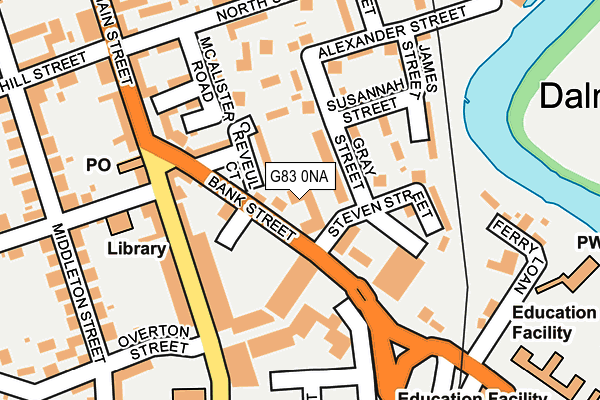 G83 0NA map - OS OpenMap – Local (Ordnance Survey) G83 0NA map - OS OpenMap – Local (Ordnance Survey)