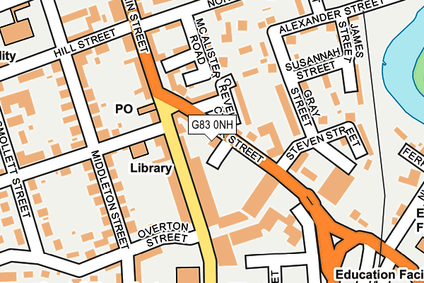 G83 0NH map - OS OpenMap – Local (Ordnance Survey) G83 0NH map - OS OpenMap – Local (Ordnance Survey)